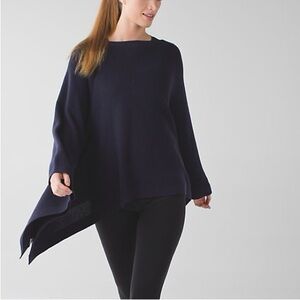 NWOT Lululemon Divinity Merino Wool Scarf Poncho (first release)